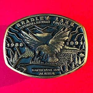 Katchemak Bay Alaska Belt Buckle